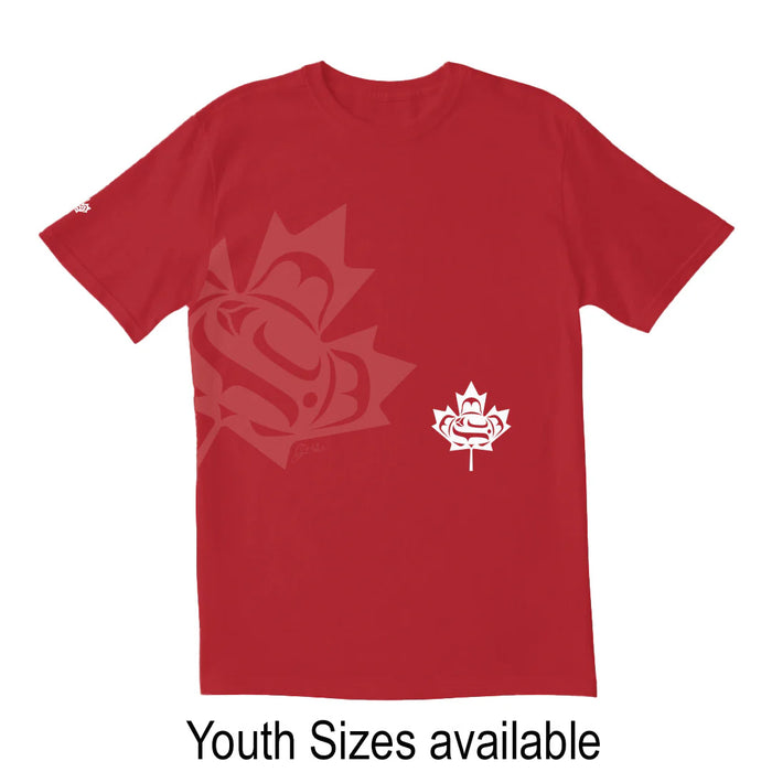 Standing Together Unisex Tshirt ALSO AVAILABLE IN YOUTH SIZES indigenous art gift by Curtis Wilson Canada