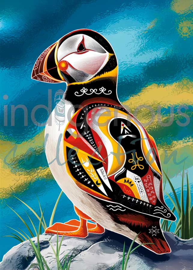 Stephanie White  Framed Art Card Collection - Choose from a selection of 12 prints indigenous art gift by Stephanie White Canada