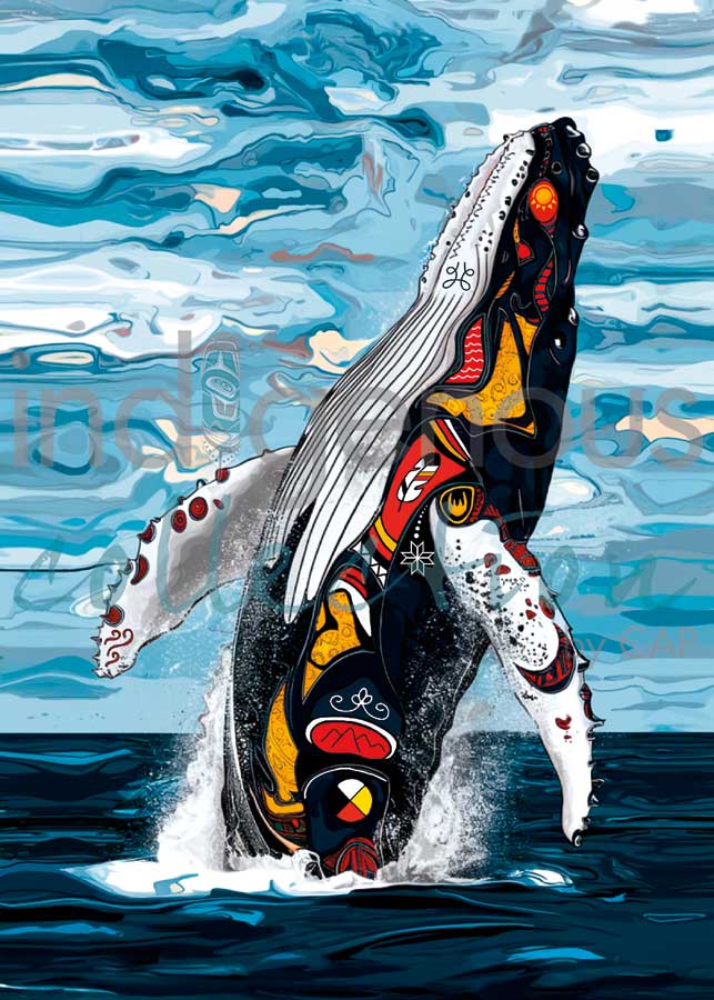 Stephanie White  Framed Art Card Collection - Choose from a selection of 12 prints indigenous art gift by Stephanie White Canada