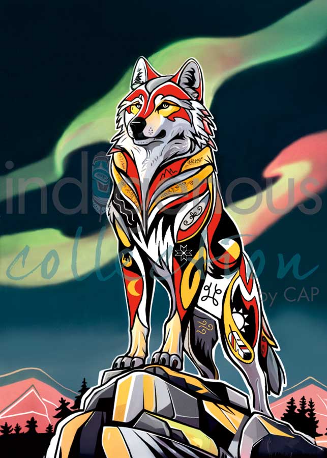 Stephanie White  Framed Art Card Collection - Choose from a selection of 12 prints indigenous art gift by Stephanie White Canada