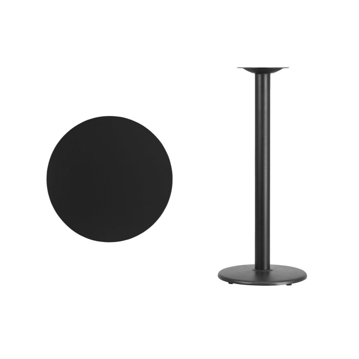 24RD Black Table-18RD Base