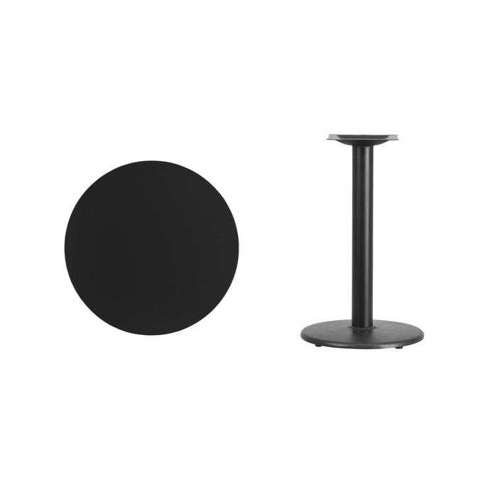 24RD Black Table-18RD Base