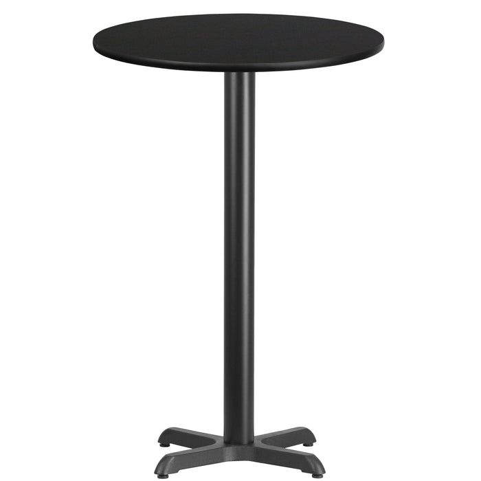 24RD Black Table-22x22 X-Base