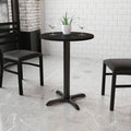 24RD Black Table-22x22 X-Base
