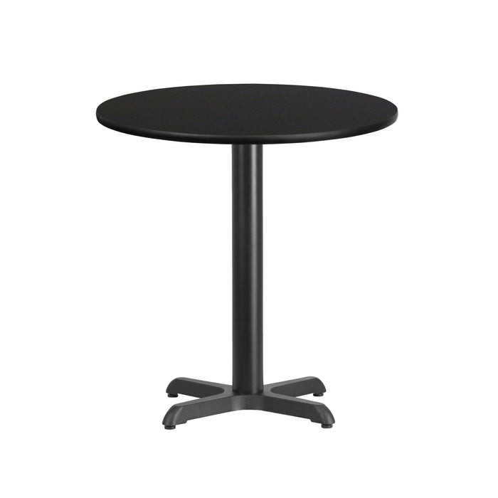 24RD Black Table-22x22 X-Base