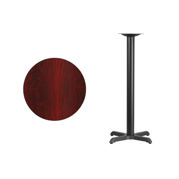 24RD MA Laminate Table-X-Base