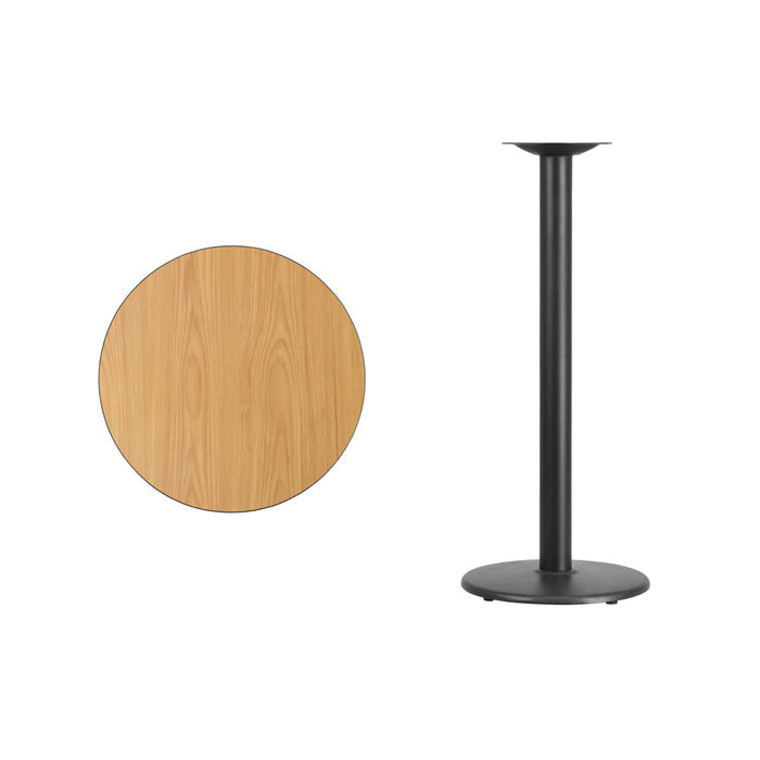 24RD NA Laminate Table-RD Base