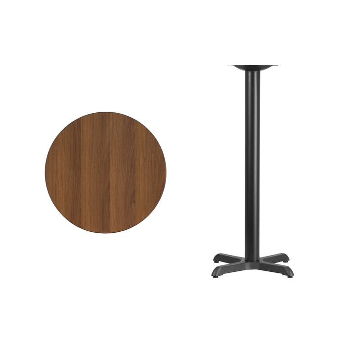 24RD WA Laminate Table-X-Base