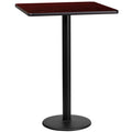 24SQ MA Laminate Table-RD Base