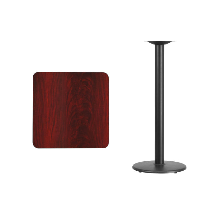 24SQ MA Laminate Table-RD Base