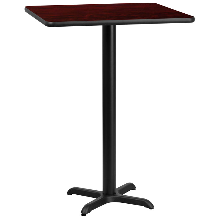 24SQ MA Laminate Table-X-Base
