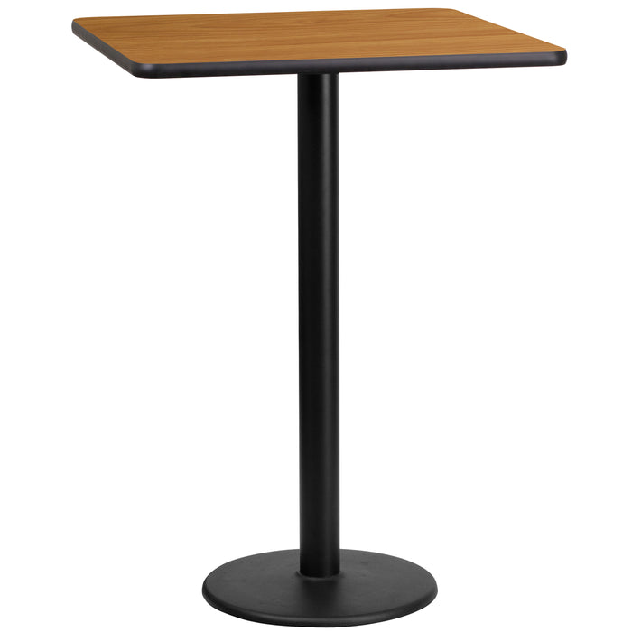 24SQ NA Laminate Table-RD Base