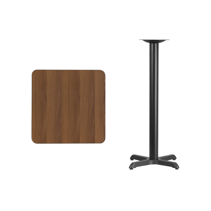 24SQ WA Laminate Table-X-Base