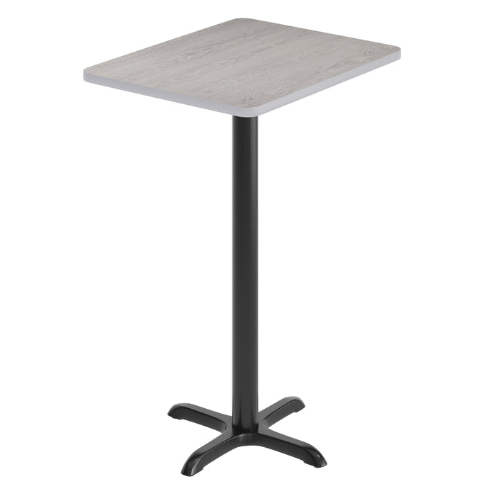 24x30 Gray Table Top & X Base