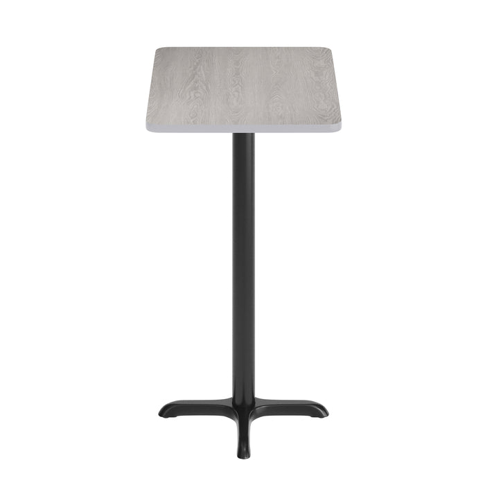 24x30 Gray Table Top & X Base
