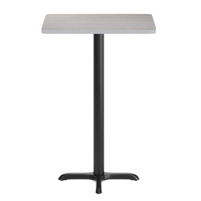 24x30 Gray Table Top & X Base