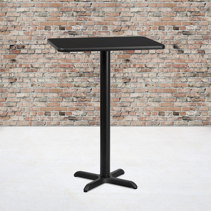 24x30 Black Table-22x22 X-Base