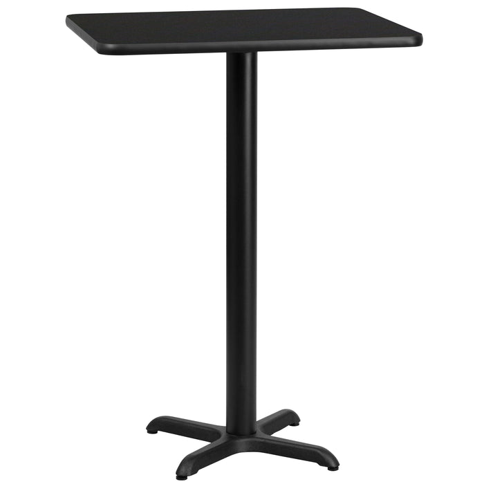 24x30 Black Table-22x22 X-Base