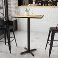 24x30 NA Laminate Table-X-Base