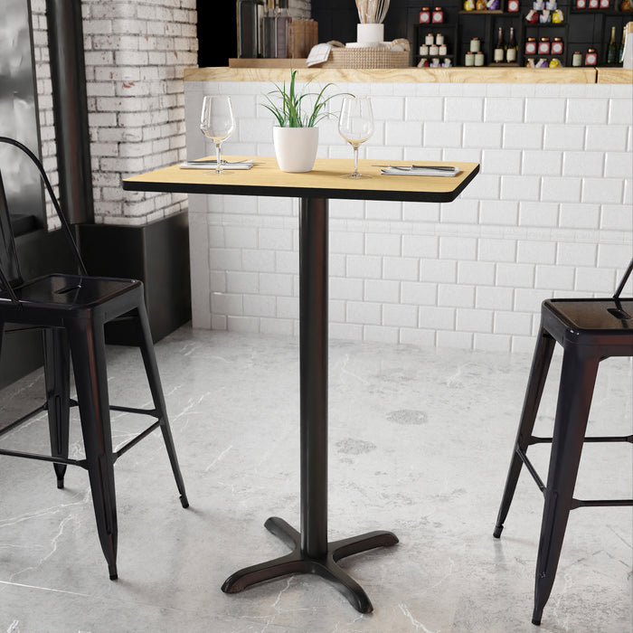 24x30 NA Laminate Table-X-Base