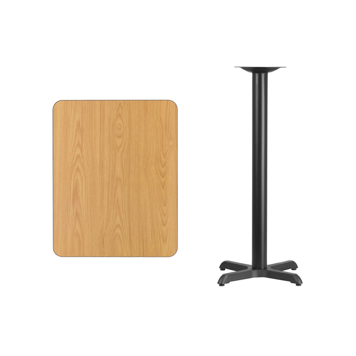 24x30 NA Laminate Table-X-Base