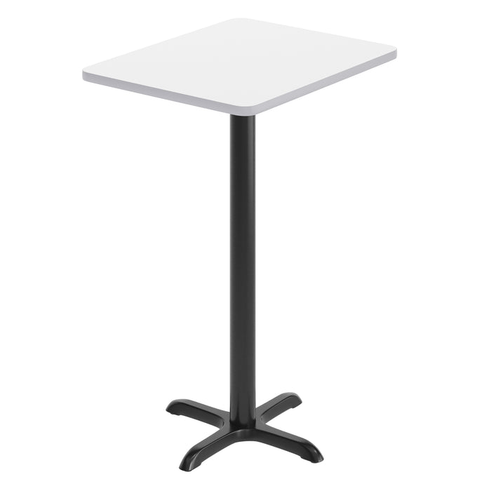 24x30 White Table Top & X Base