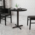 30RD Black Table-22x22 X-Base
