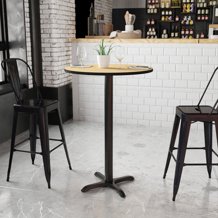 30RD NA Laminate Table-X-Base