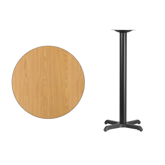 30RD NA Laminate Table-X-Base