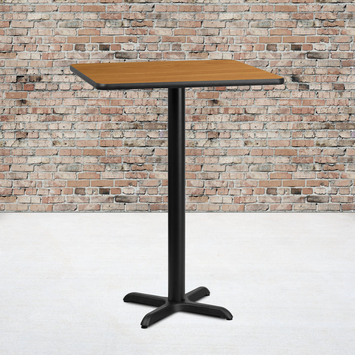 30SQ NA Laminate Table-X-Base