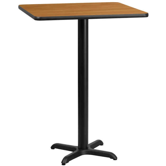 30SQ NA Laminate Table-X-Base