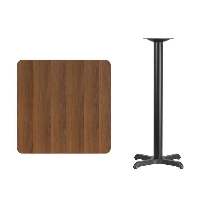 30SQ WA Laminate Table-X-Base