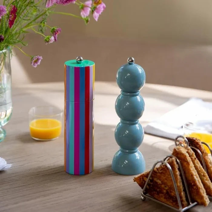 Striped Column Salt or Pepper Mill