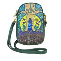 Strong Earth Woman Phone Bag by Indigenous Artist Leah Dorion indigenous art gift by Leah Dorion Canada