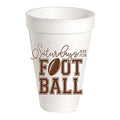 Styrofoam Cup-Brown Saturdays are for Football