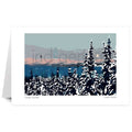 Mark Preston Sunset Winter Art Card | Native Art Canada