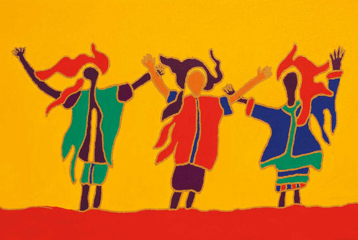 Dawn Oman Sunshine Sisters Wall Art | Native Art Canada