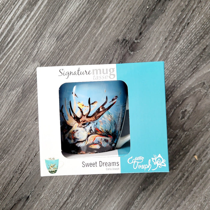 Sweet Dreams indigenous art mug by Carla Joseph Canada