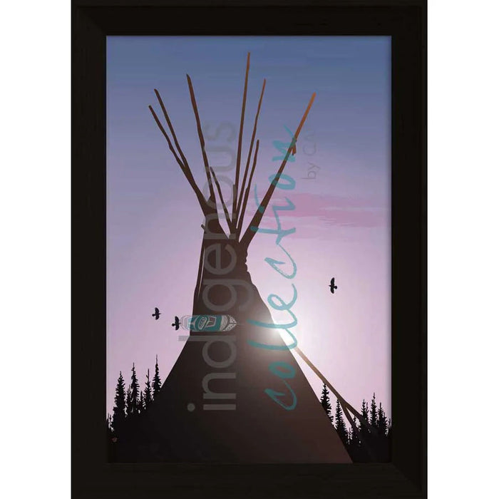 Mark Preston Tee Pee Wall Art | Native Art Canada