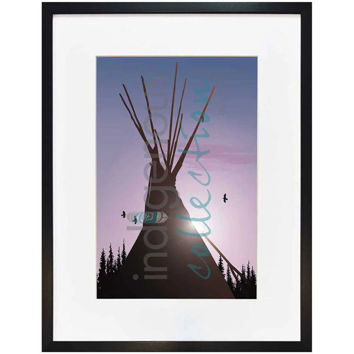 Mark Preston Tee Pee Wall Art | Native Art Canada
