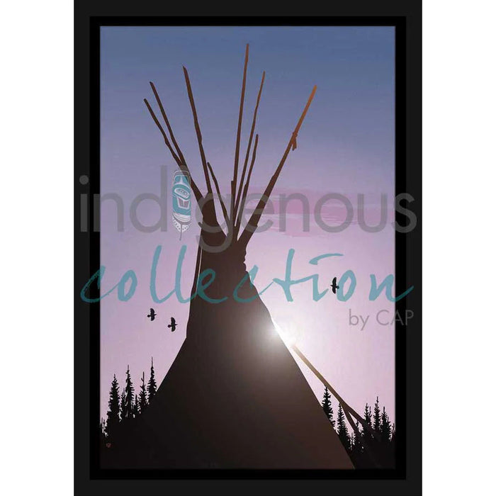 Mark Preston Tee Pee Wall Art | Native Art Canada