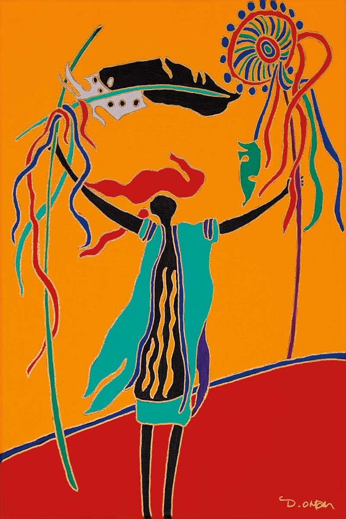 Dawn Oman The Healer Wall Art | Native Art Canada