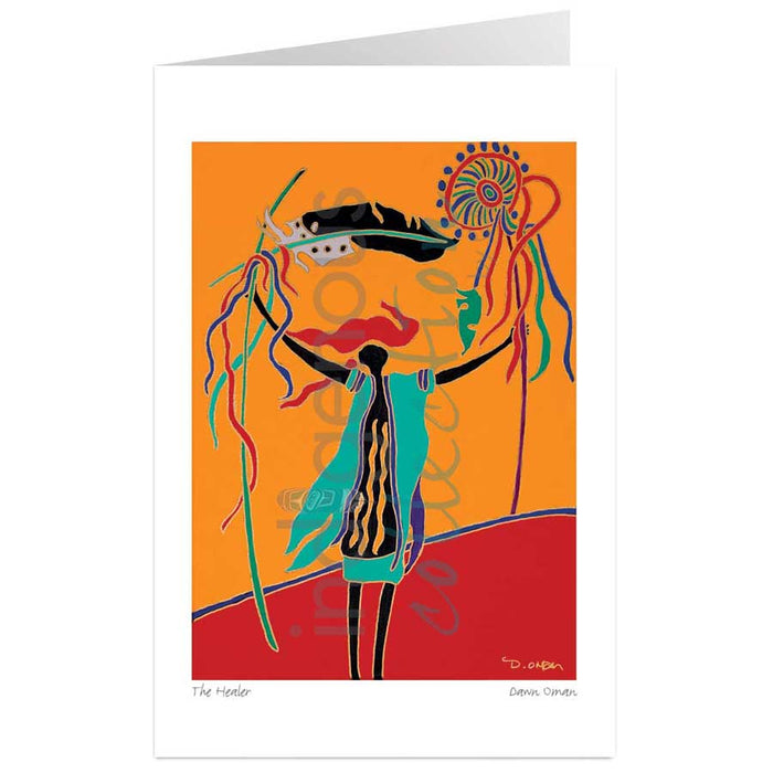 Dawn Oman The Healer Wall Art | Native Art Canada