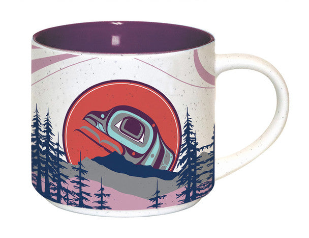 The Light Keeper 16oz indigenous art mug by Adam Lewis Canada