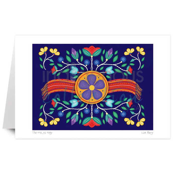Lisa Berry The Metis Art Card | Native Art Canada