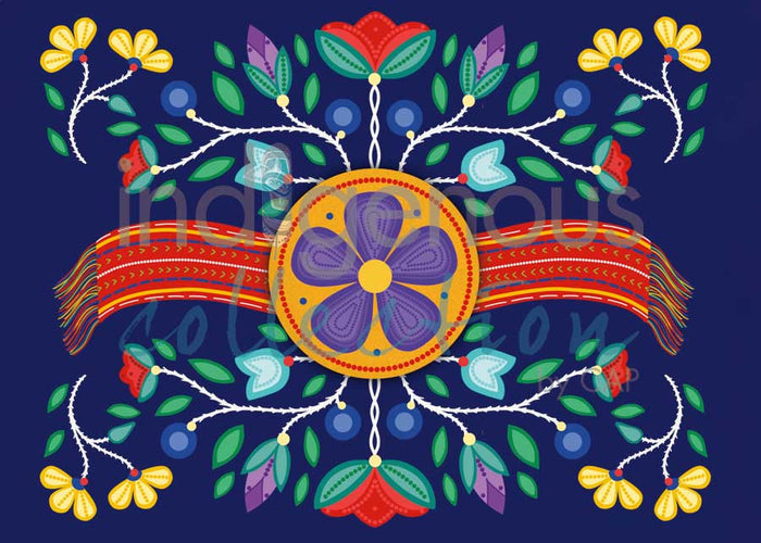 Lisa Berry The Metis Art Card | Native Art Canada