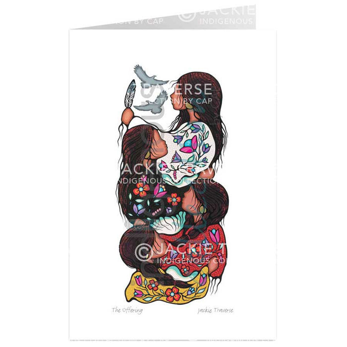 The Offering by Anishinaabe artist Jackie Traverse