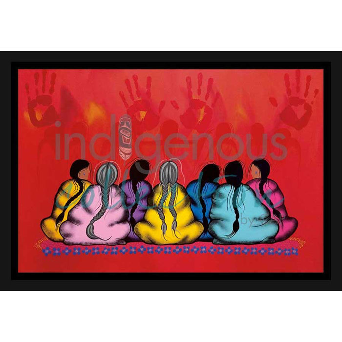 Simone McLeod The Sacredness of Women Wall Art | Native Art Canada