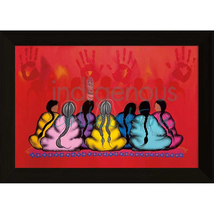 Simone McLeod The Sacredness of Women Wall Art | Native Art Canada