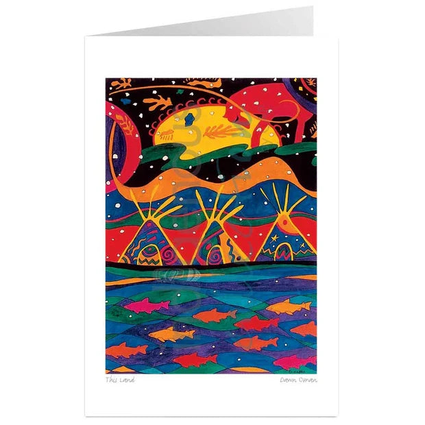 Dawn Oman This Land Wall Art | Native Art Canada
